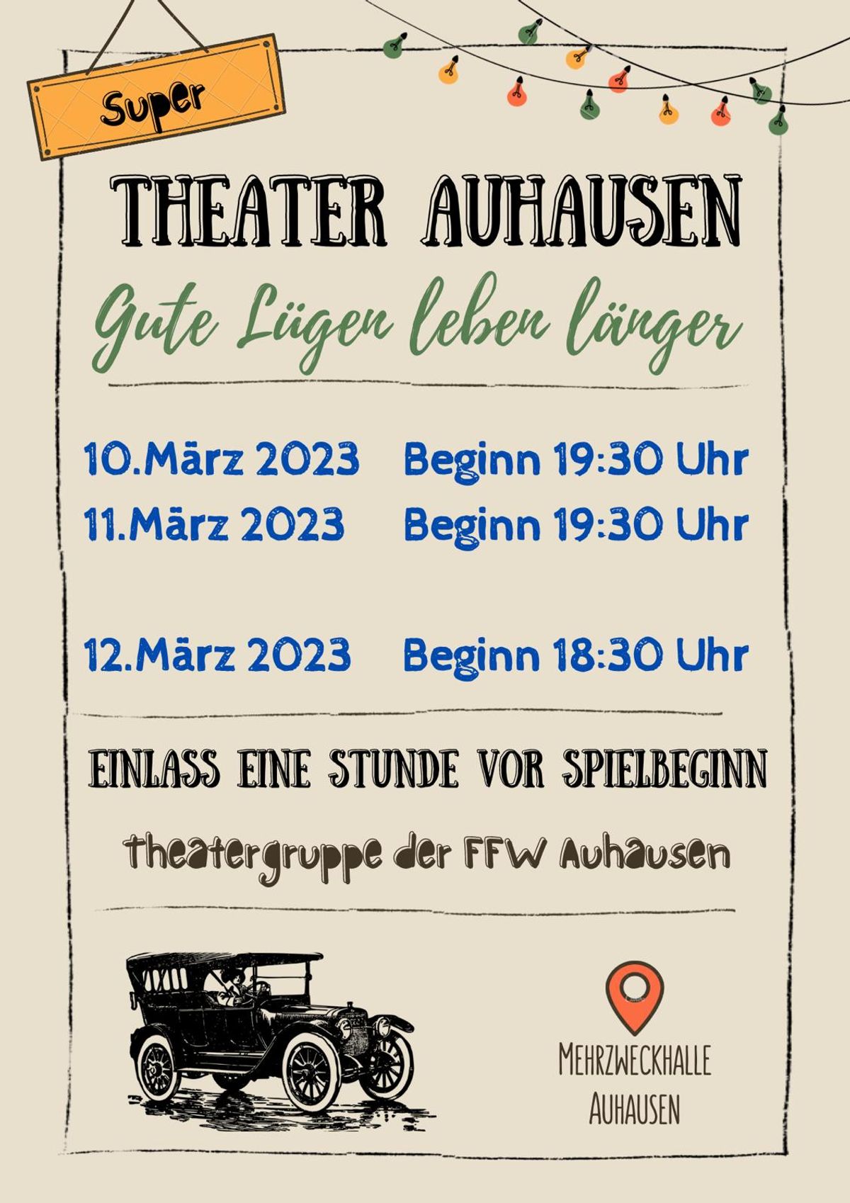 FFW Auhausen - Flyer Theater Auhausen