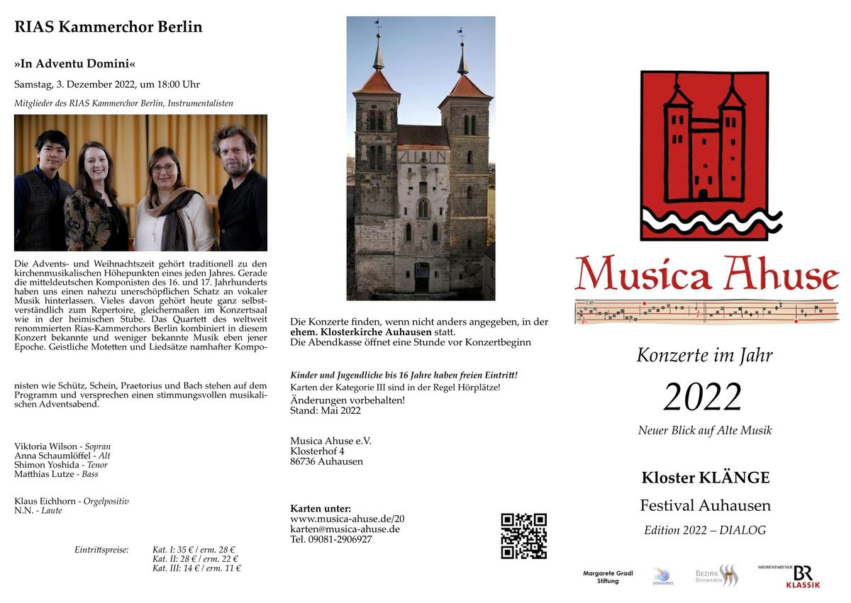 Musica Ahuse - Programm 2022
