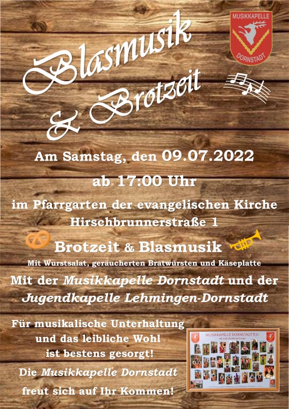 Musikkapelle Dornstadt - Flyer 1