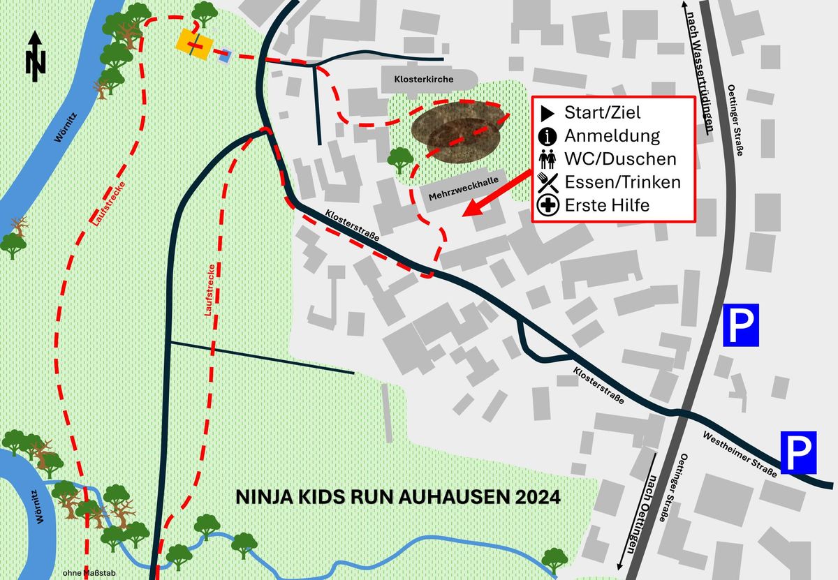 Karte - Ninja Kids Run 2024