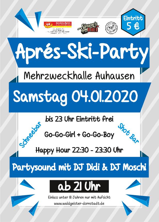 Waldgeister Dornstadt - Flyer Apres-Ski-Party
